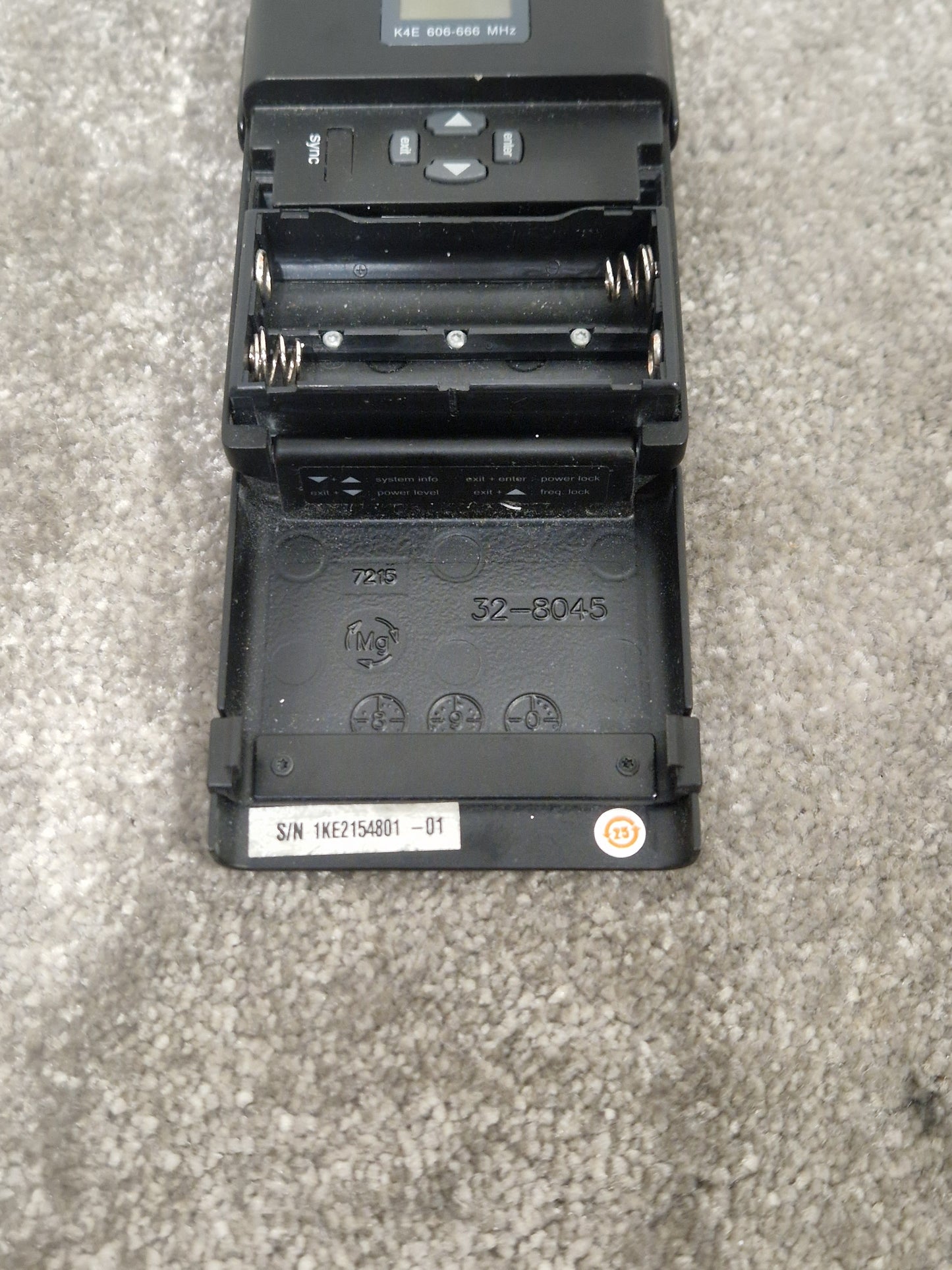 Shure K4E Radio Transmitter - Professional Broadcast Quality - Excellent