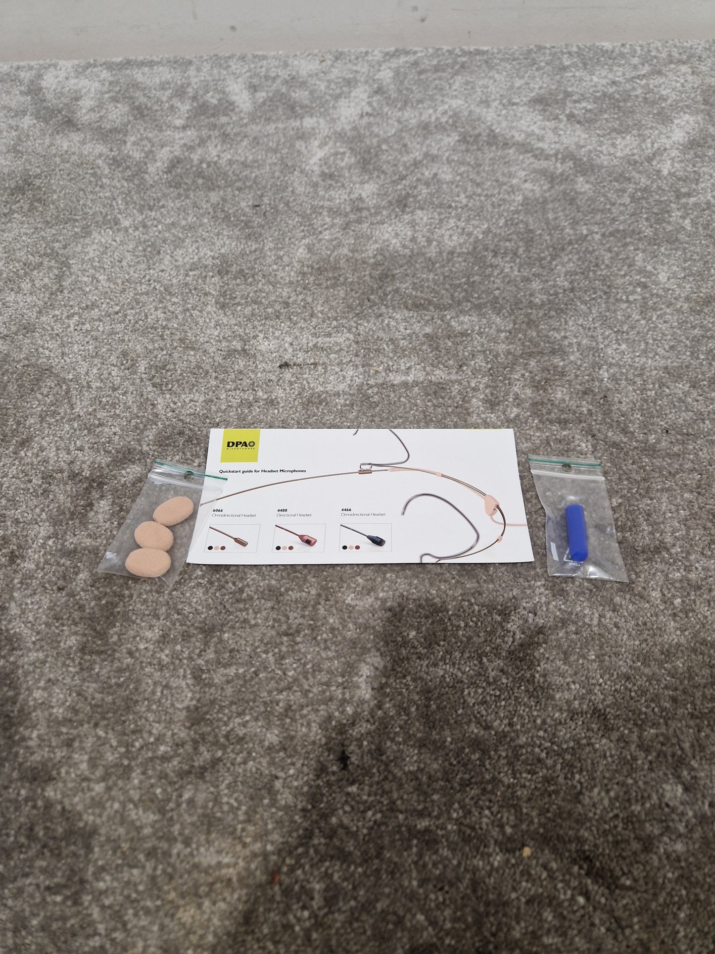 DPA Microphone 4466 - Headset Mic - Excellent w/ Soft Case