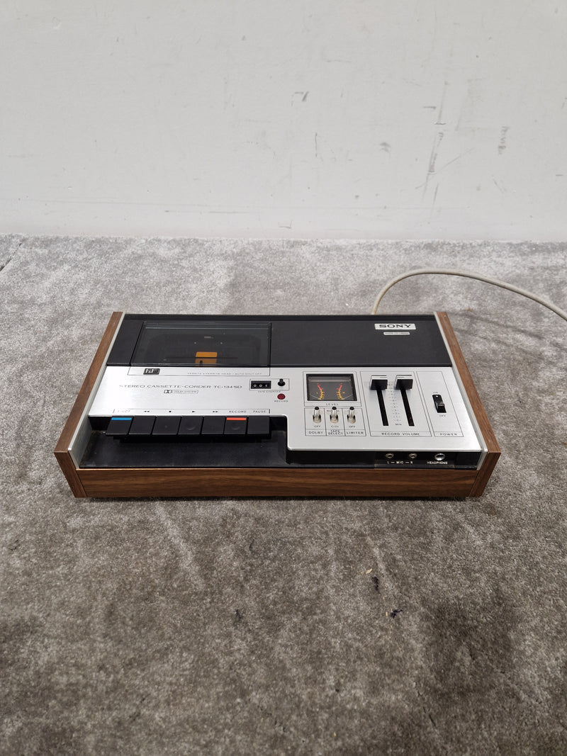 Sony TC-134 SD Stereo Cassette-Corder - Portable Audio Recorder - Very Good - Image 1