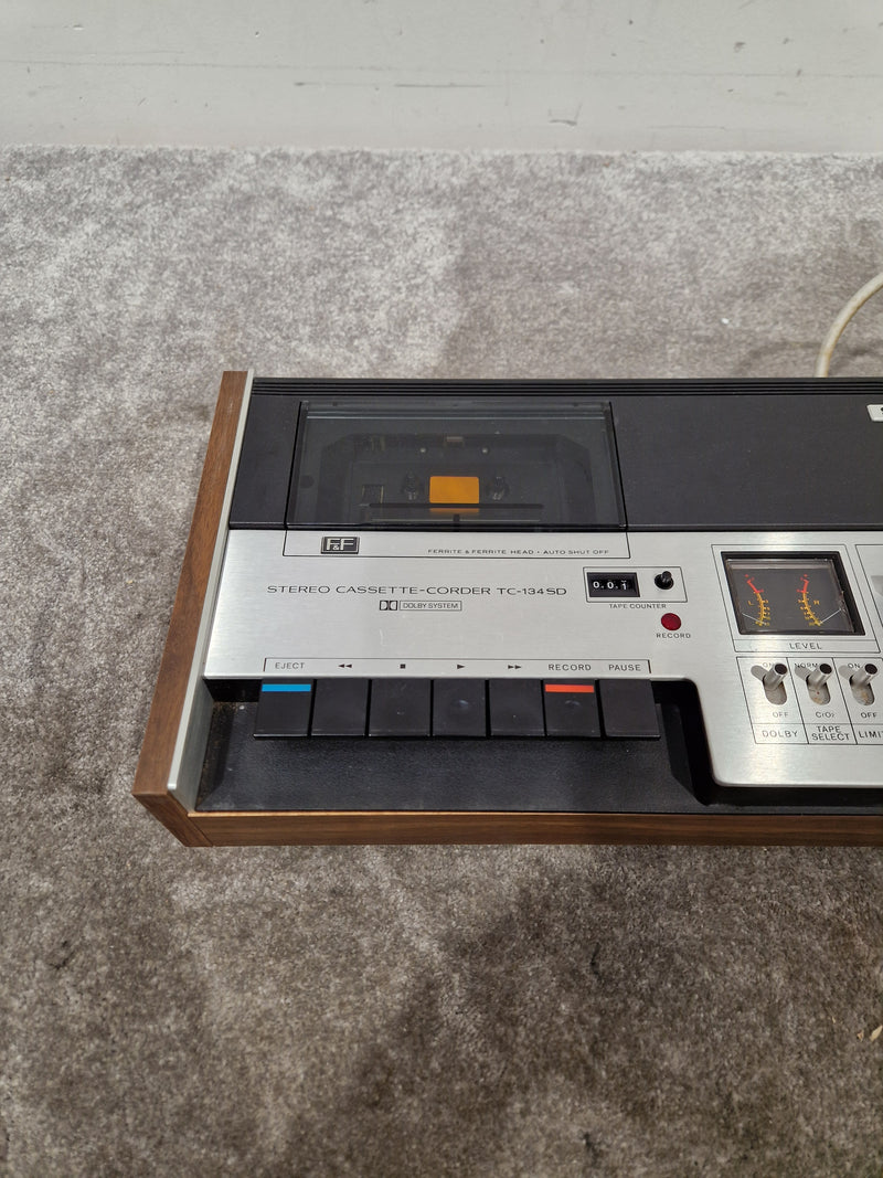 Sony TC-134 SD Stereo Cassette-Corder - Portable Audio Recorder - Very Good - Image 2