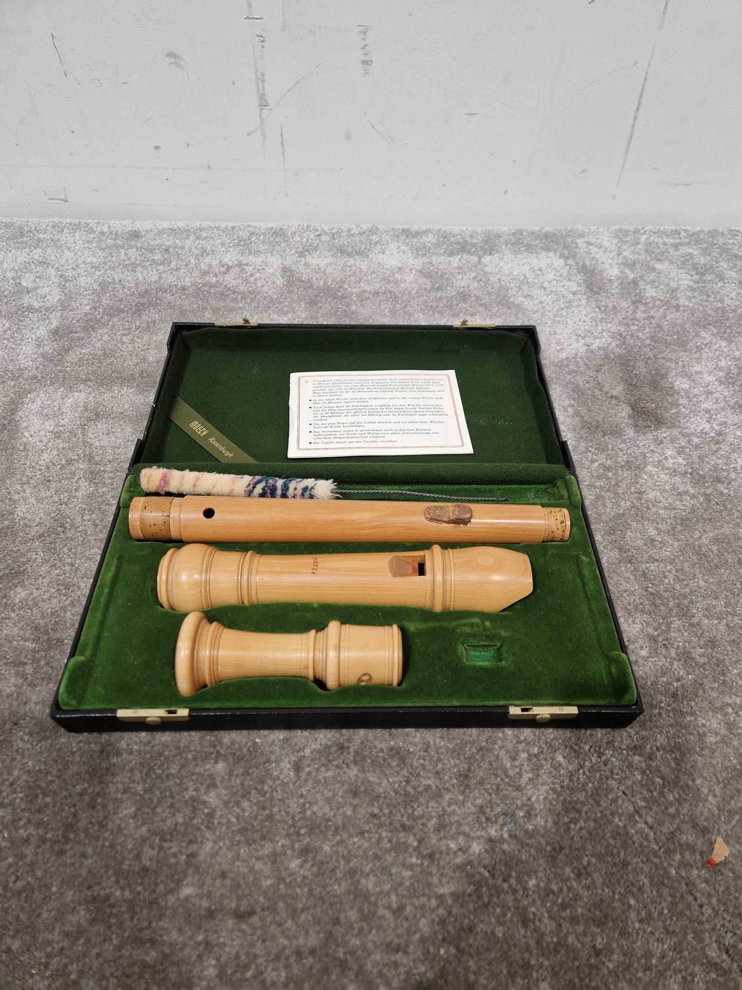 Moeck 249 Rottenburgh - Baroque Recorder - Excellent w/ Hard Case