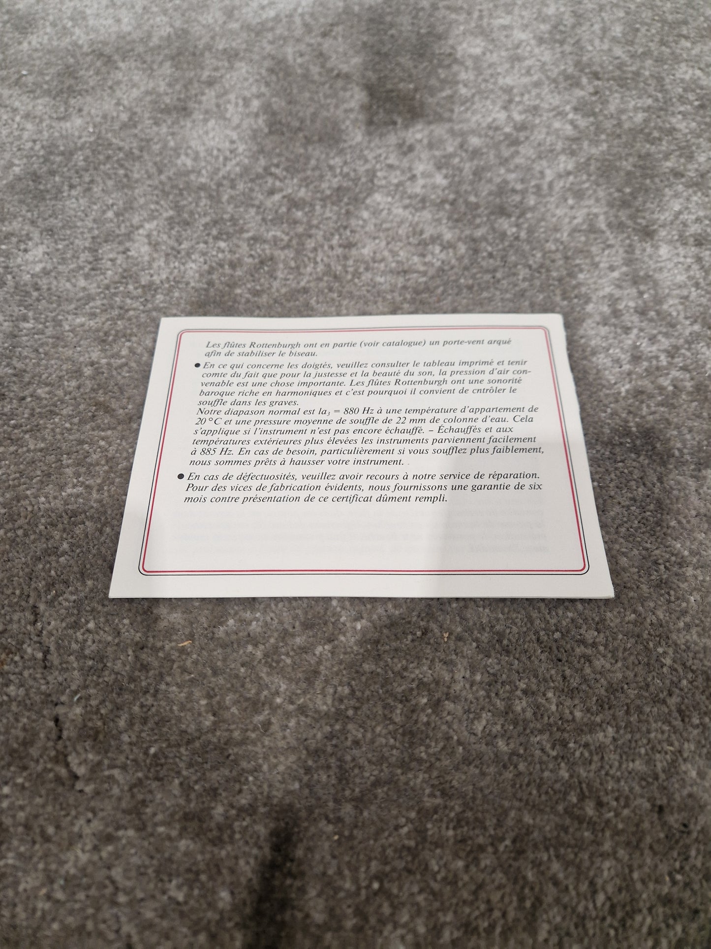 Moeck 249 Rottenburgh - Baroque Recorder - Excellent w/ Hard Case