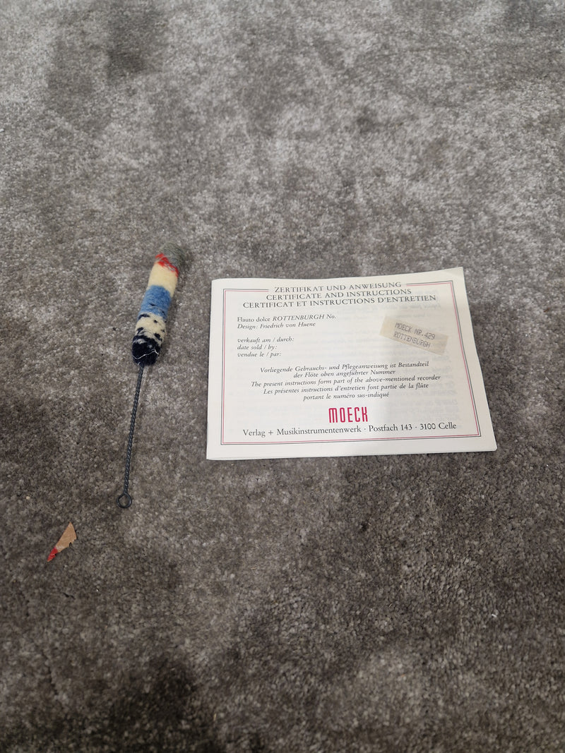Moeck 429 Rottenburgh - Baroque Alto Recorder - Excellent w/ Hard Case - Image 6