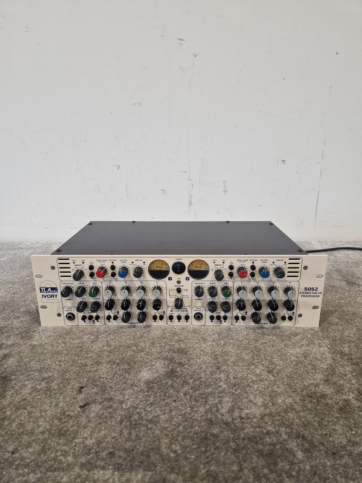 TL Audio 5052 Ivory 2 Series Stereo Valve Processor - Dual Channel EQ/Compressor - Excellent w/ Original Box