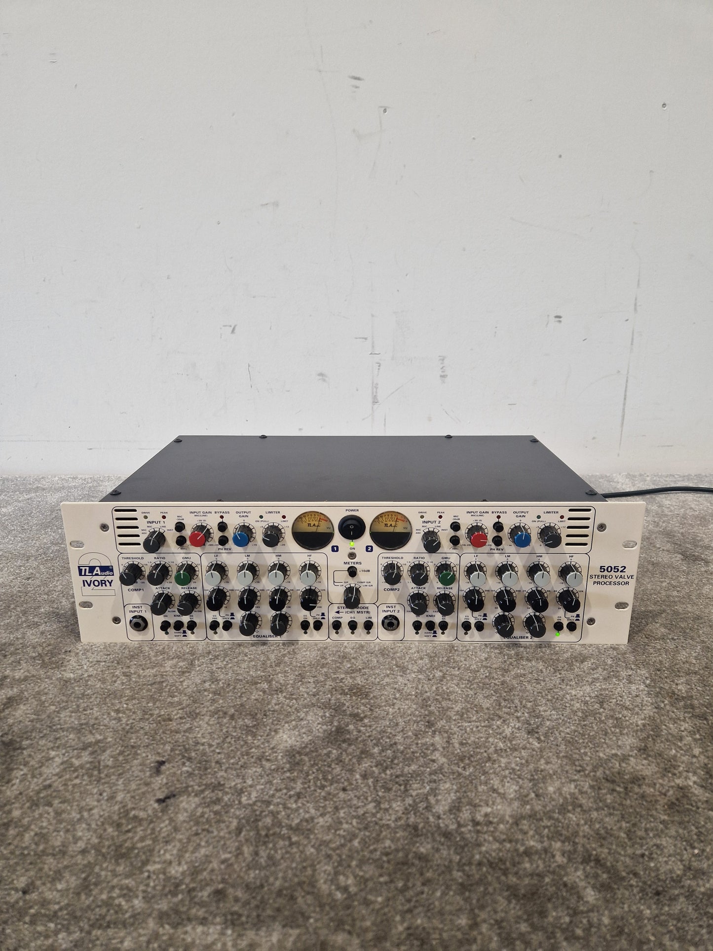 TL Audio 5052 Ivory 2 Series Stereo Valve Processor - Dual Channel EQ/Compressor - Excellent w/ Original Box