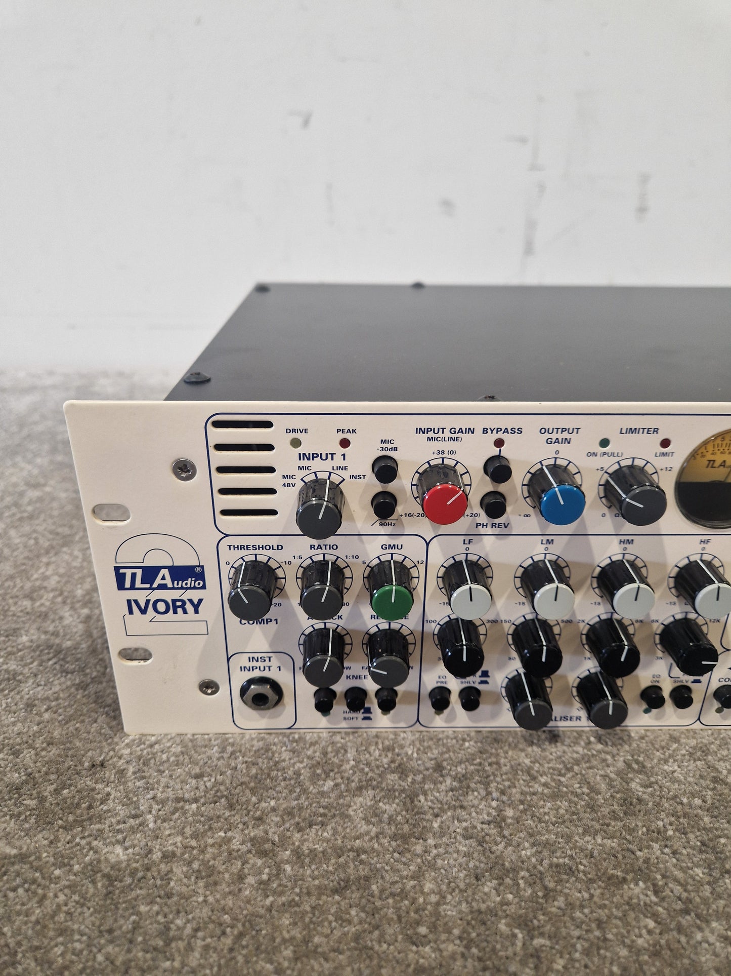TL Audio 5052 Ivory 2 Series Stereo Valve Processor - Dual Channel EQ/Compressor - Excellent w/ Original Box
