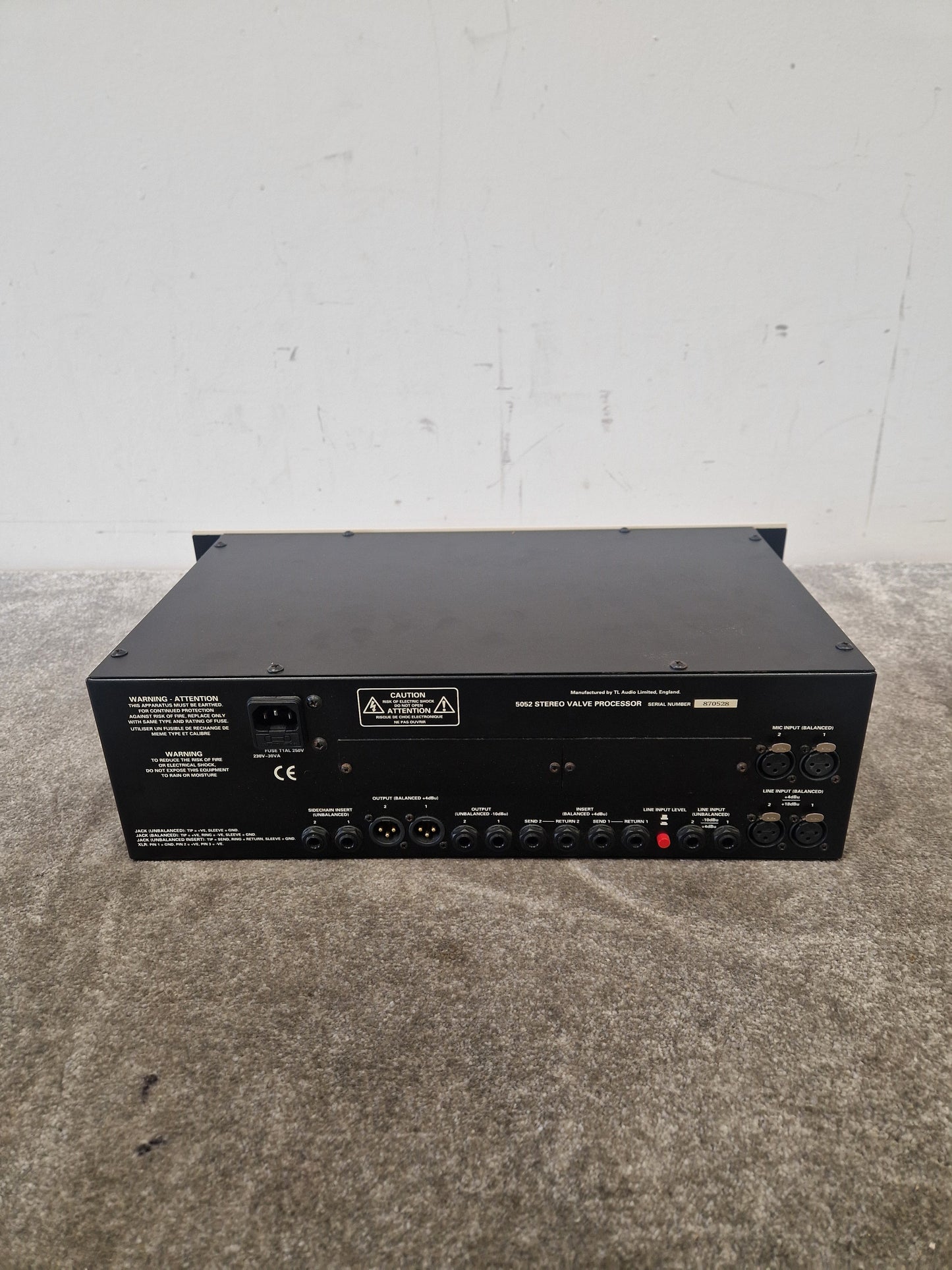 TL Audio 5052 Ivory 2 Series Stereo Valve Processor - Dual Channel EQ/Compressor - Excellent w/ Original Box