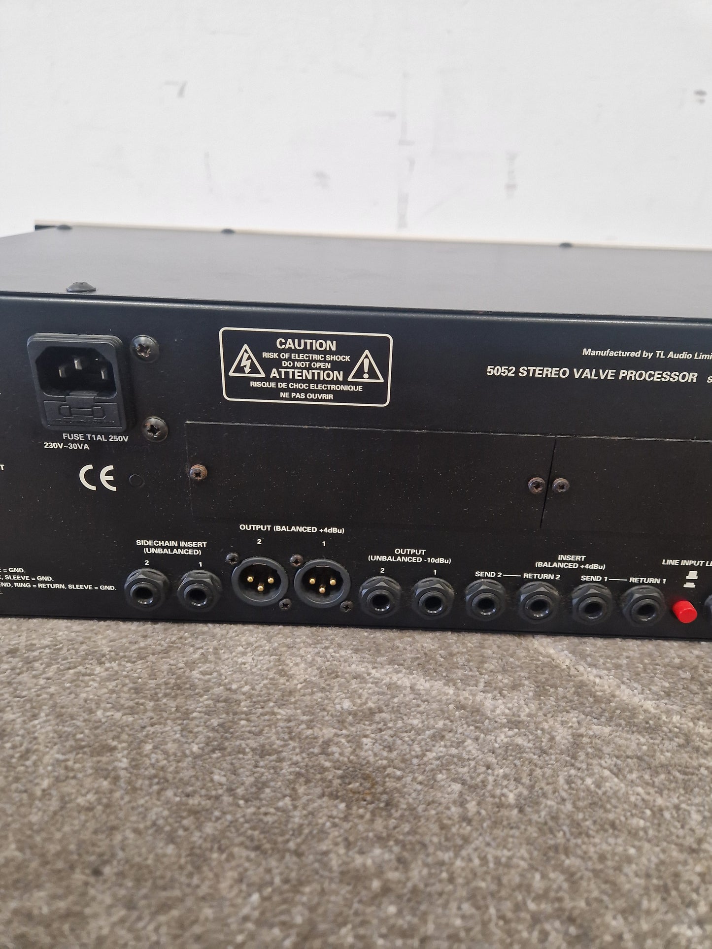 TL Audio 5052 Ivory 2 Series Stereo Valve Processor - Dual Channel EQ/Compressor - Excellent w/ Original Box