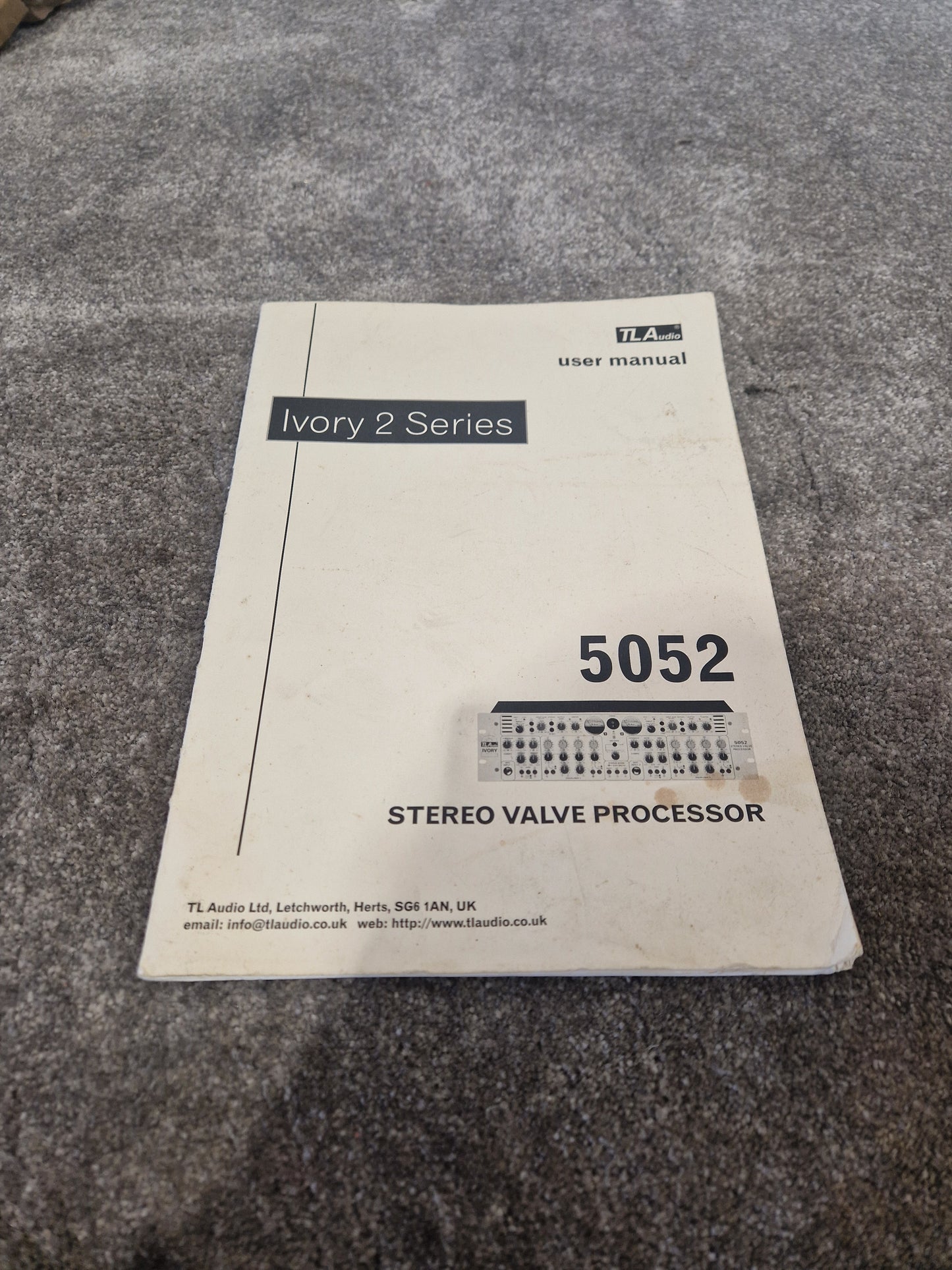 TL Audio 5052 Ivory 2 Series Stereo Valve Processor - Dual Channel EQ/Compressor - Excellent w/ Original Box