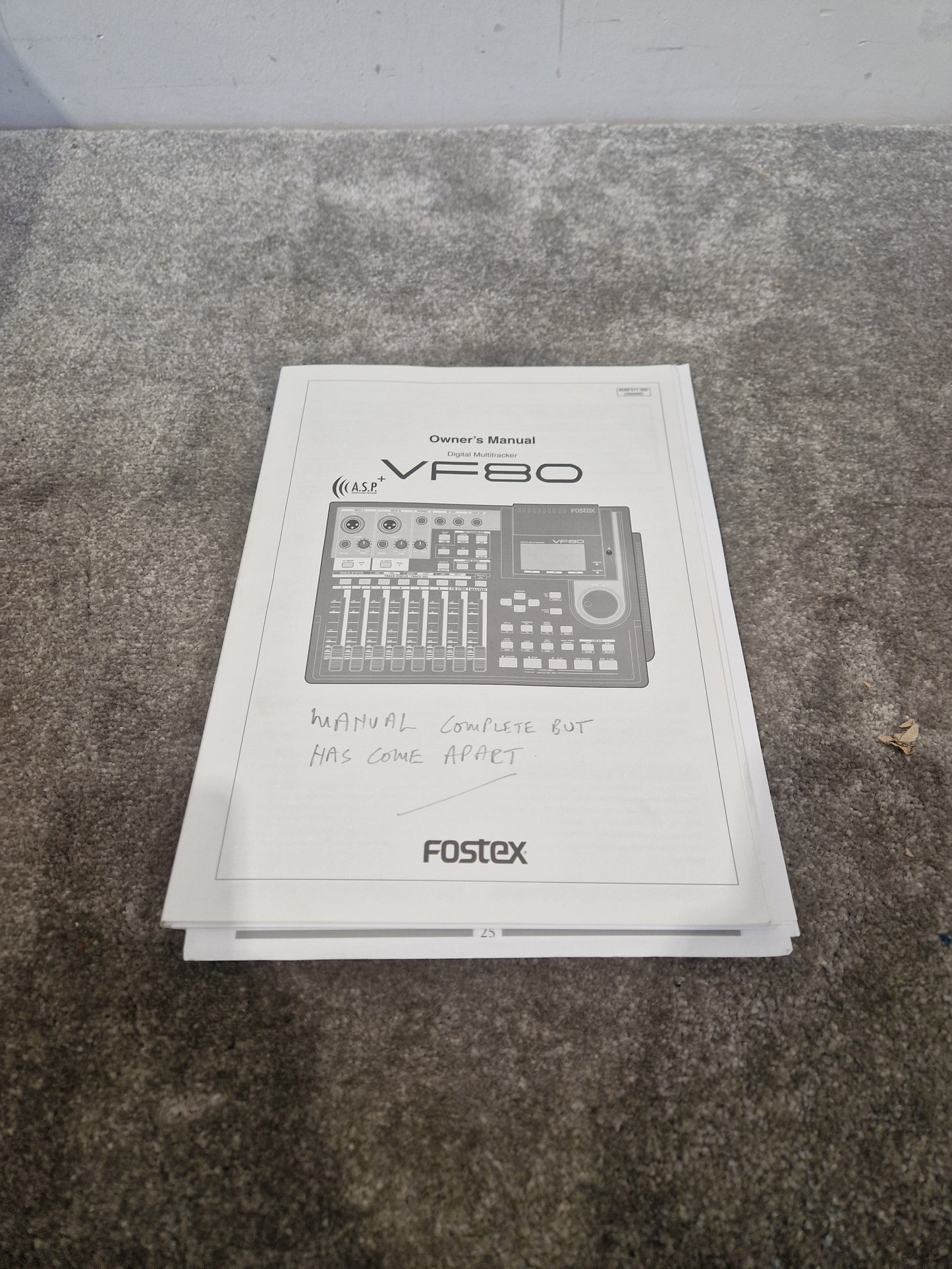 Fostex VF80 Multitracker - 8-Track Digital Recorder - Excellent w/ Original Box & Power Supply