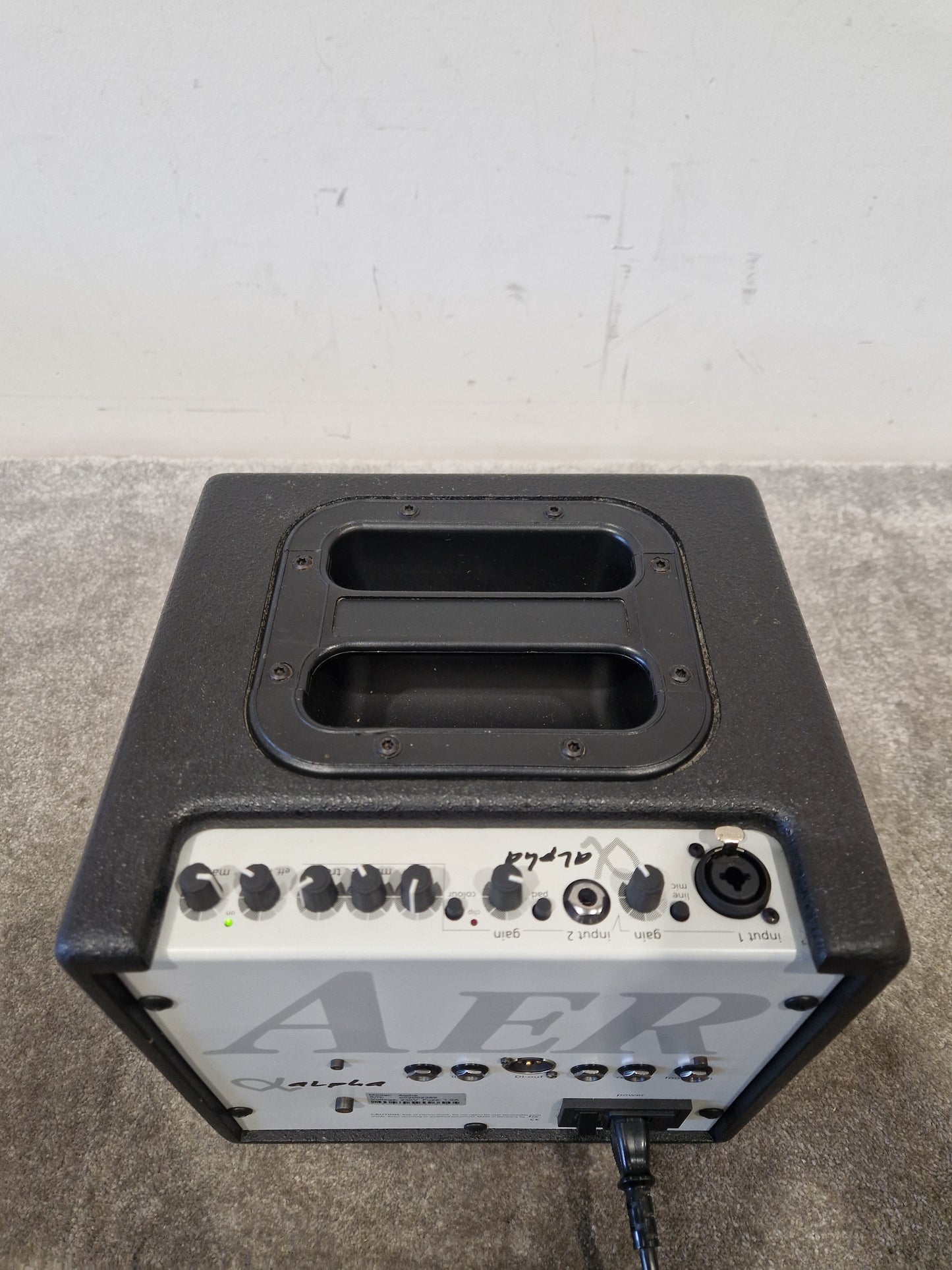 AER Alpha 40 Acoustic Guitar AMP - Compact Acoustic Amp - Excellent w/ Power Supply & Soft Case