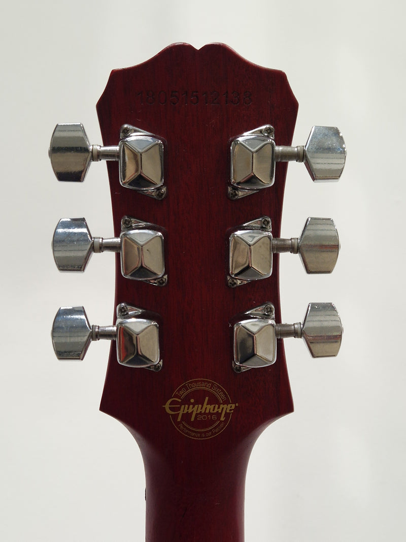 Epiphone Les Paul Special P-90 Vintage Edition (2016) Worn Cherry - Classic Tone Electric Guitar - Excellent w/ Soft Case - Image 4