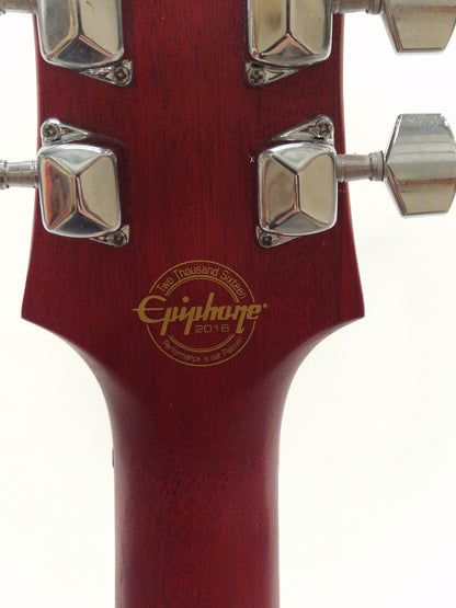 Epiphone Les Paul Special P-90 Vintage Edition (2016) Worn Cherry - Classic Tone Electric Guitar - Excellent w/ Soft Case