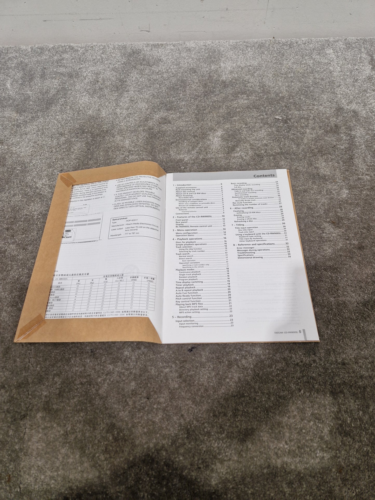 Tascam CDRW900SX - Professional CD Recorder - Excellent w/ Original Box & Power Supply