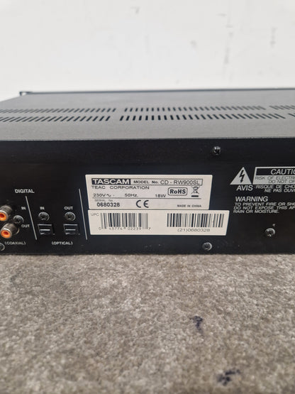 Tascam CDRW900SX - Professional CD Recorder - Excellent w/ Original Box & Power Supply