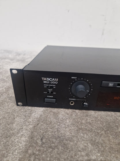 Tascam MD-350 - Professional Minidisc Recorder - Excellent w/ Remote & Manuel's