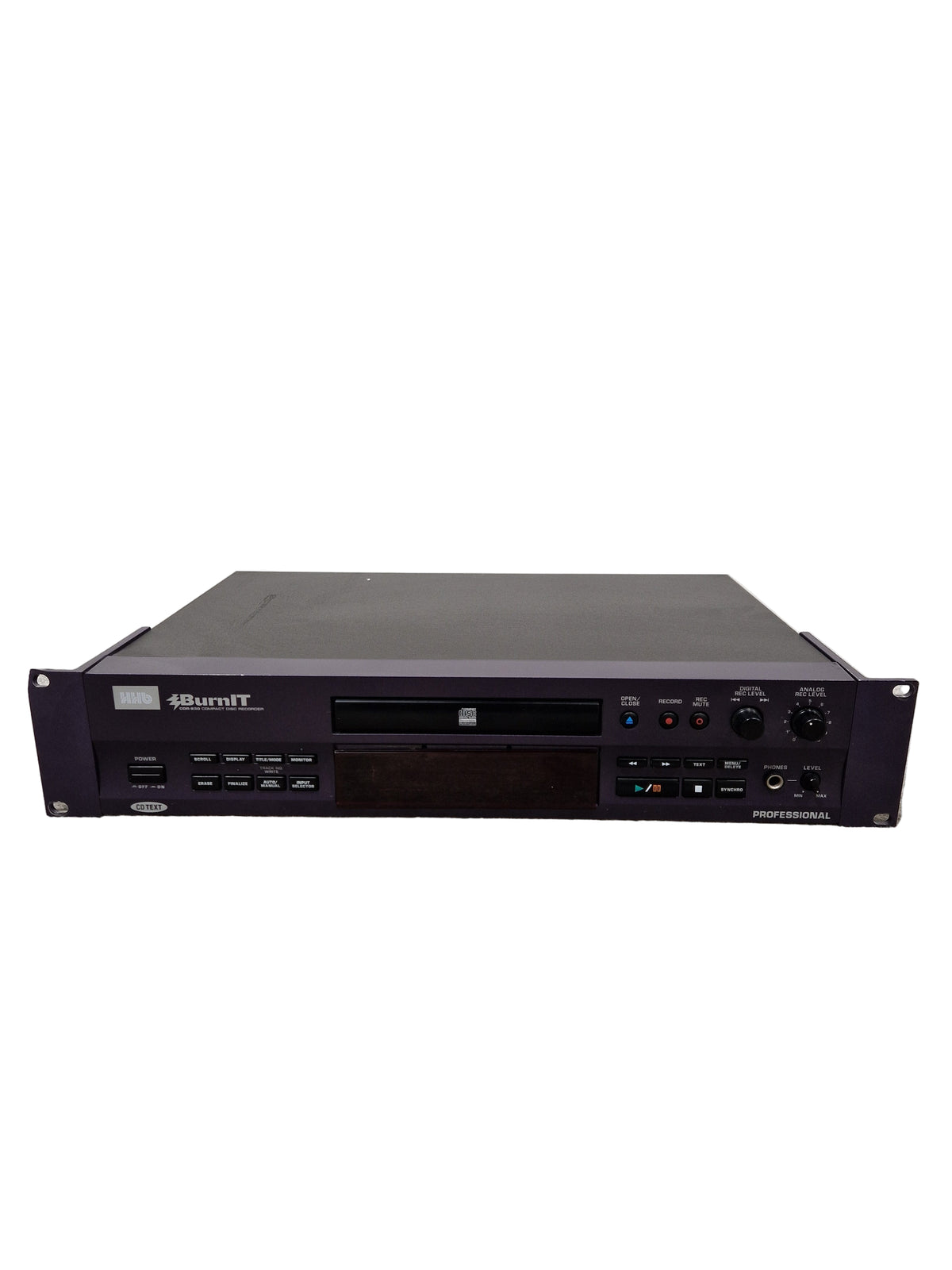 HHB BurnIT CDR-830 - Professional CD Recorder - Excellent w/ Power Supply & Remote
