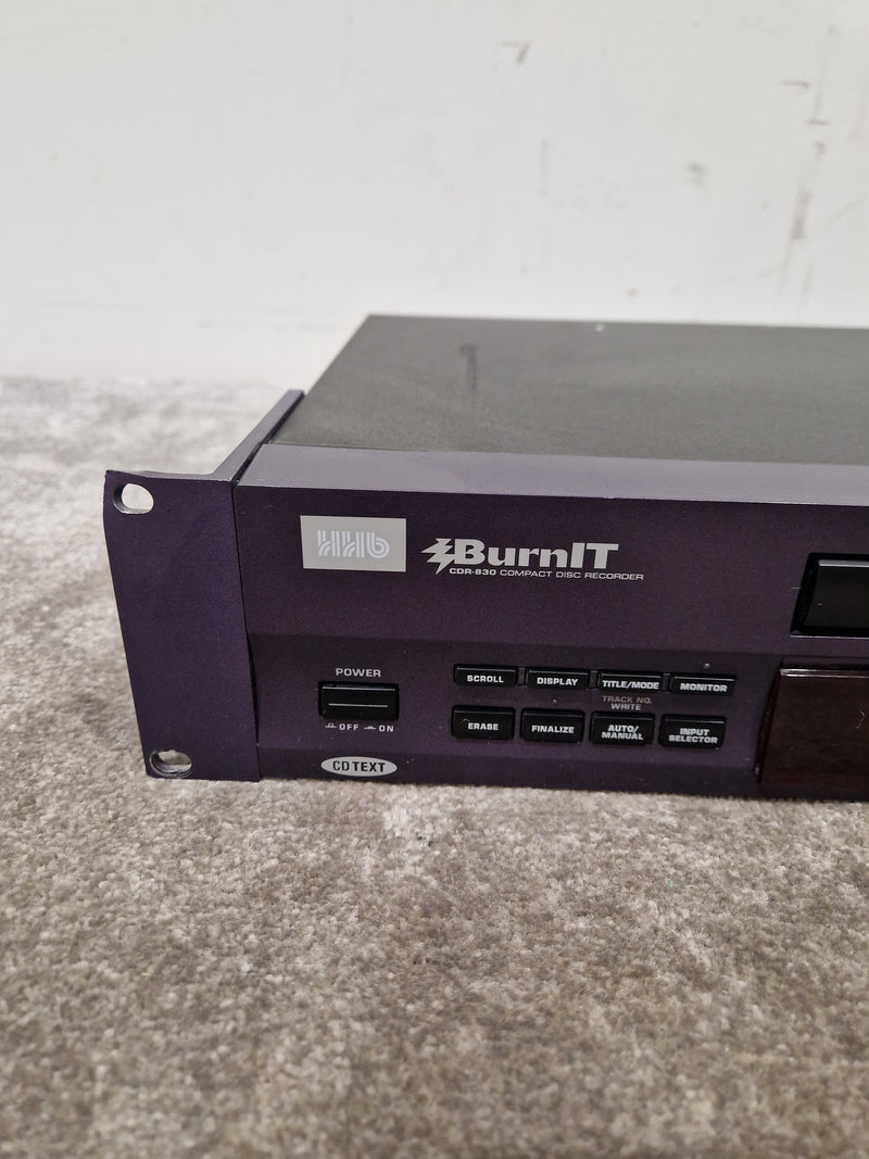 HHB BurnIT CDR-830 - Professional CD Recorder - Excellent w/ Power Supply & Remote - Image 5