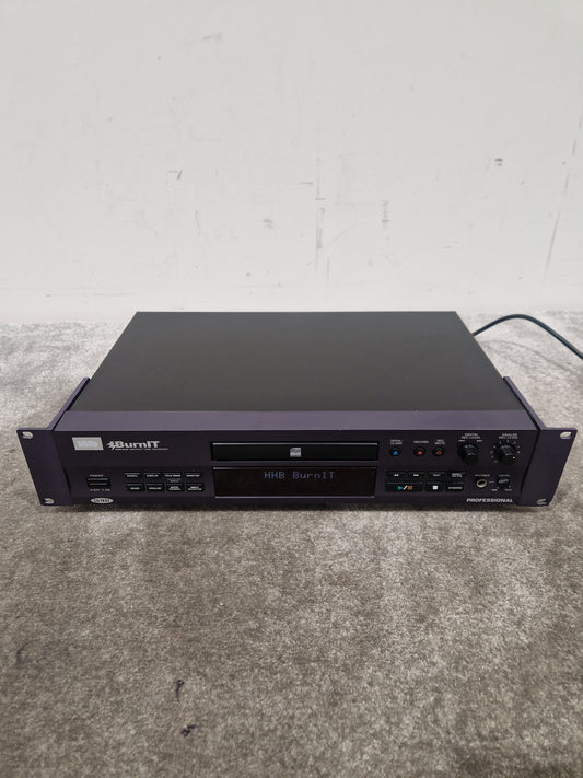HHB BurnIT CDR-830 - Professional CD Recorder - Excellent w/ Power Supply, Manual & Remote