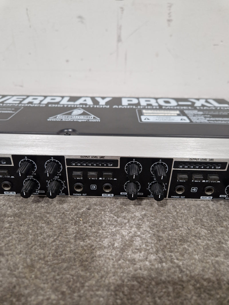 Behringer HA4700 - 4-Channel Headphone Amp - Excellent w/ Power Supply - Image 3