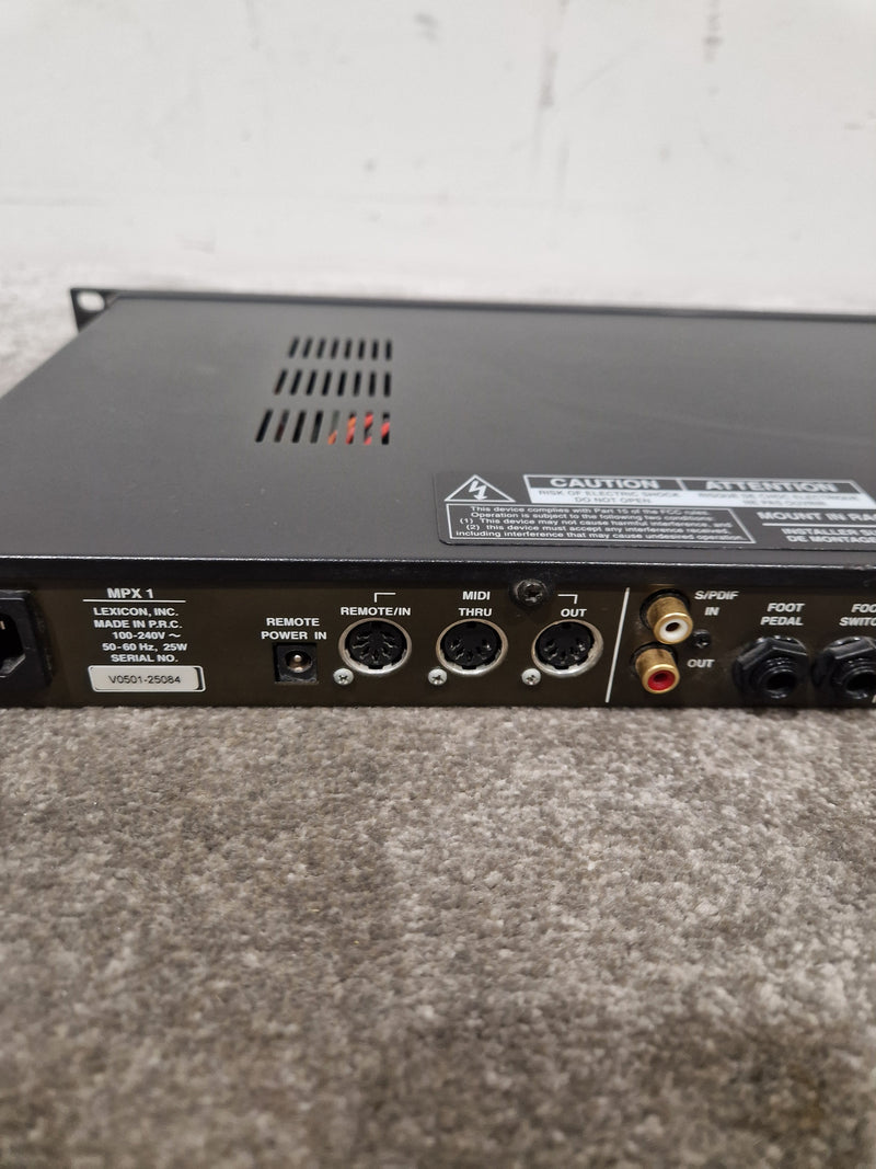 Lexicon MPX1 - Multi-Effects Processor - Excellent w/ Power Supply - Image 8