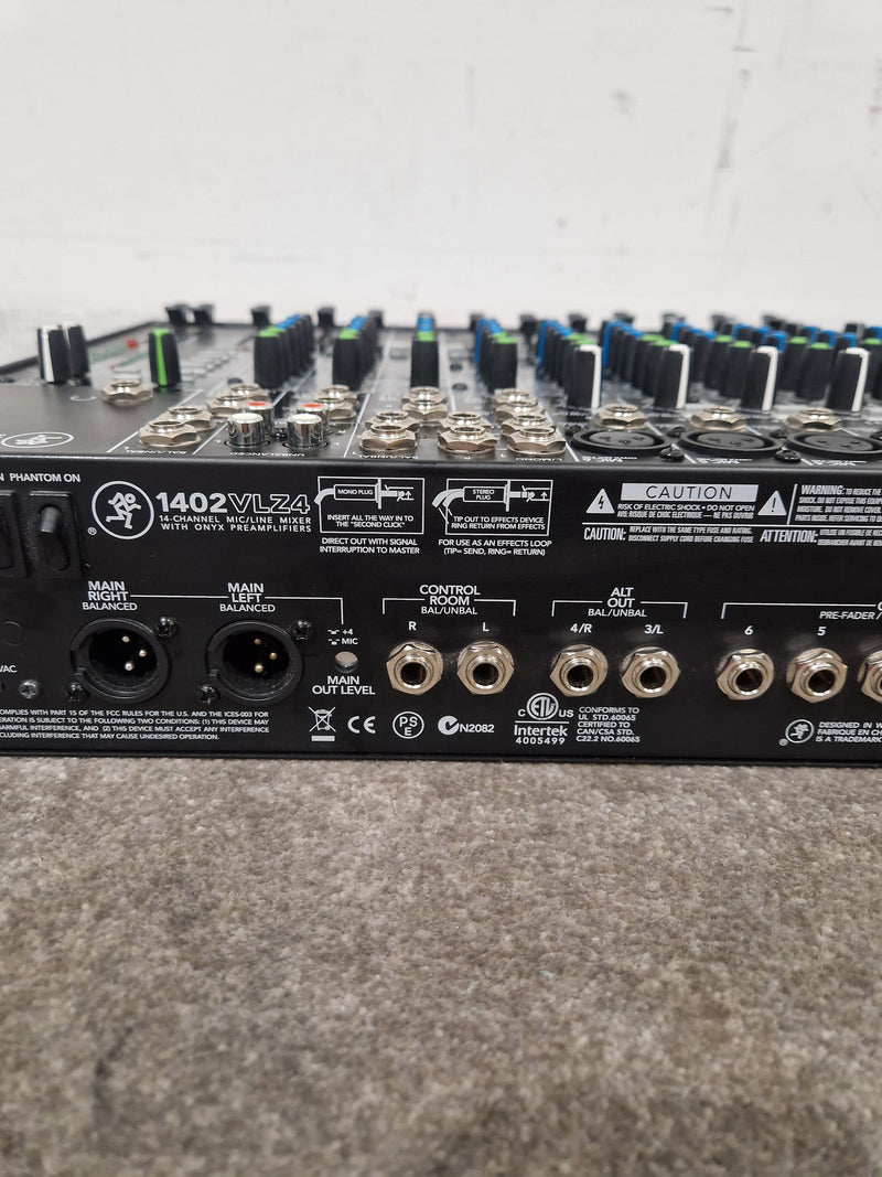 Mackie 1402 VLZ4 - 14-Channel Mixer - Excellent w/ Power Supply - Image 2