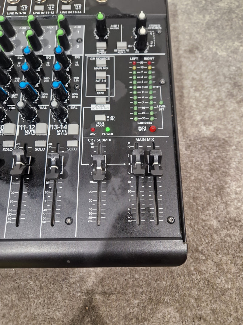 Mackie 1402 VLZ4 - 14-Channel Mixer - Excellent w/ Power Supply - Image 8