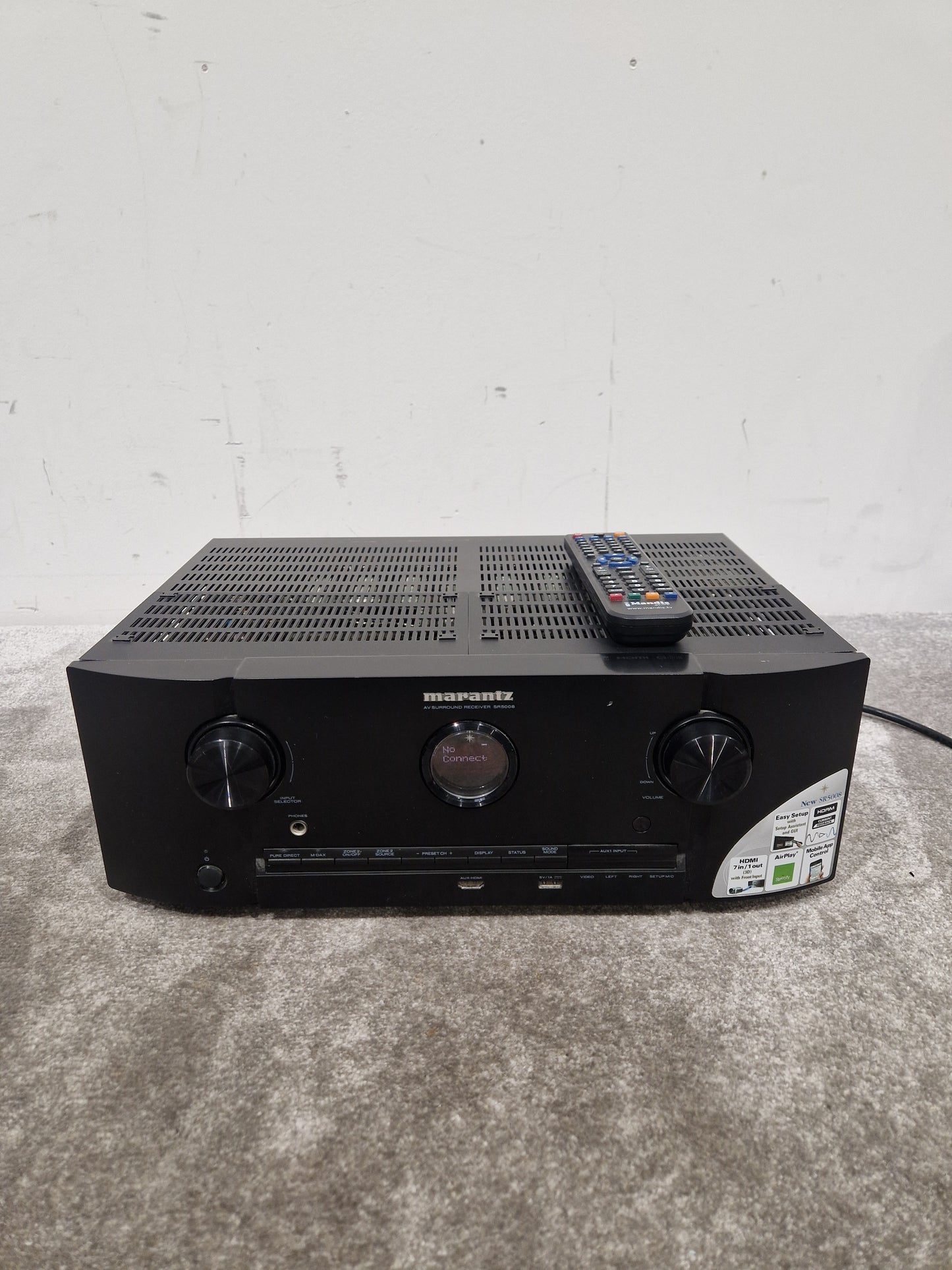 Marantz AV Receiver SR5008. - 7.2 Channel Surround Sound - Excellent w/ Power Supply & Remote