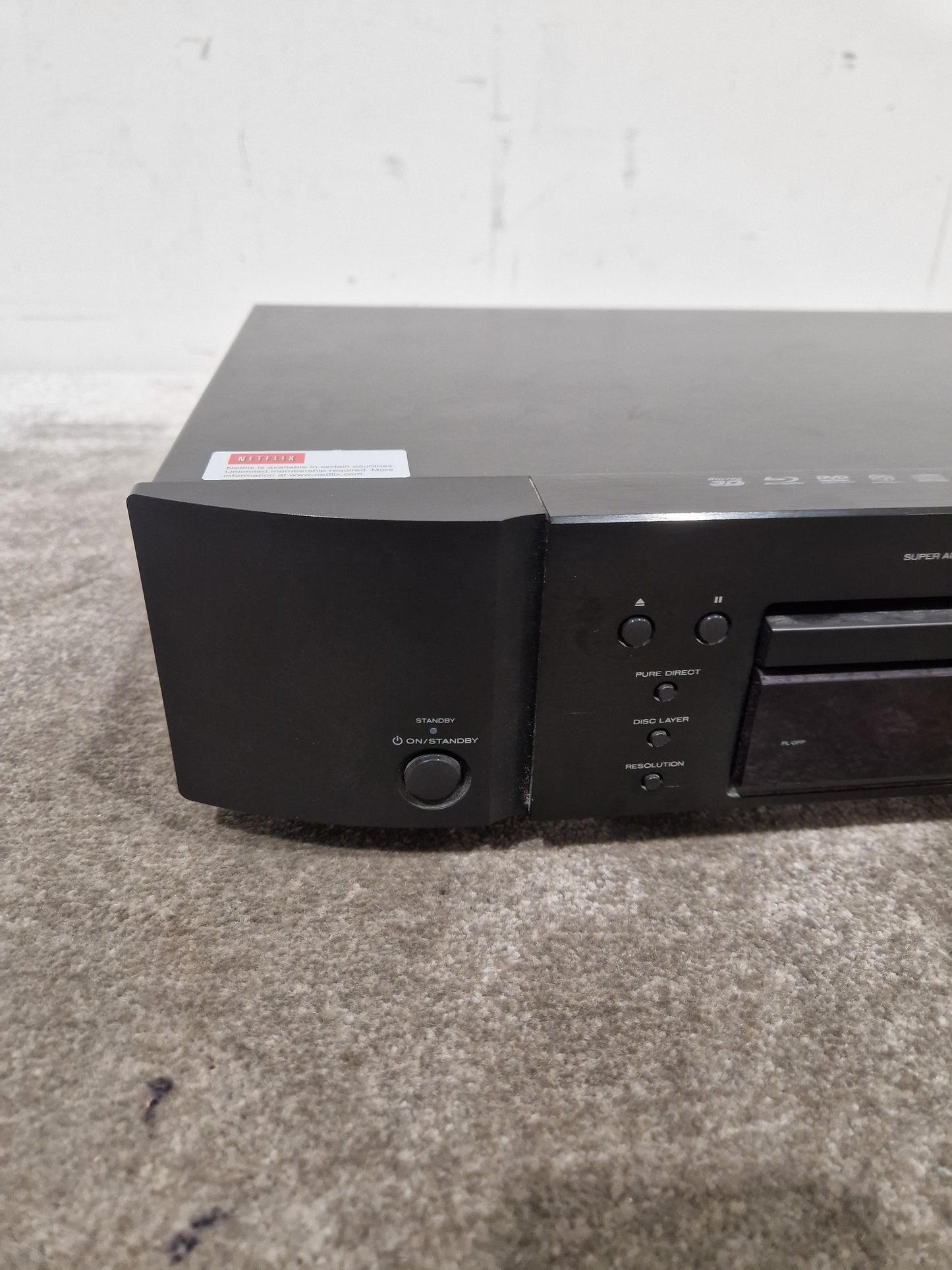 Marantz Blue Ray Player. UD7007 - Audiophile Quality Playback - Fair w/ Power Supply & Remote & cables