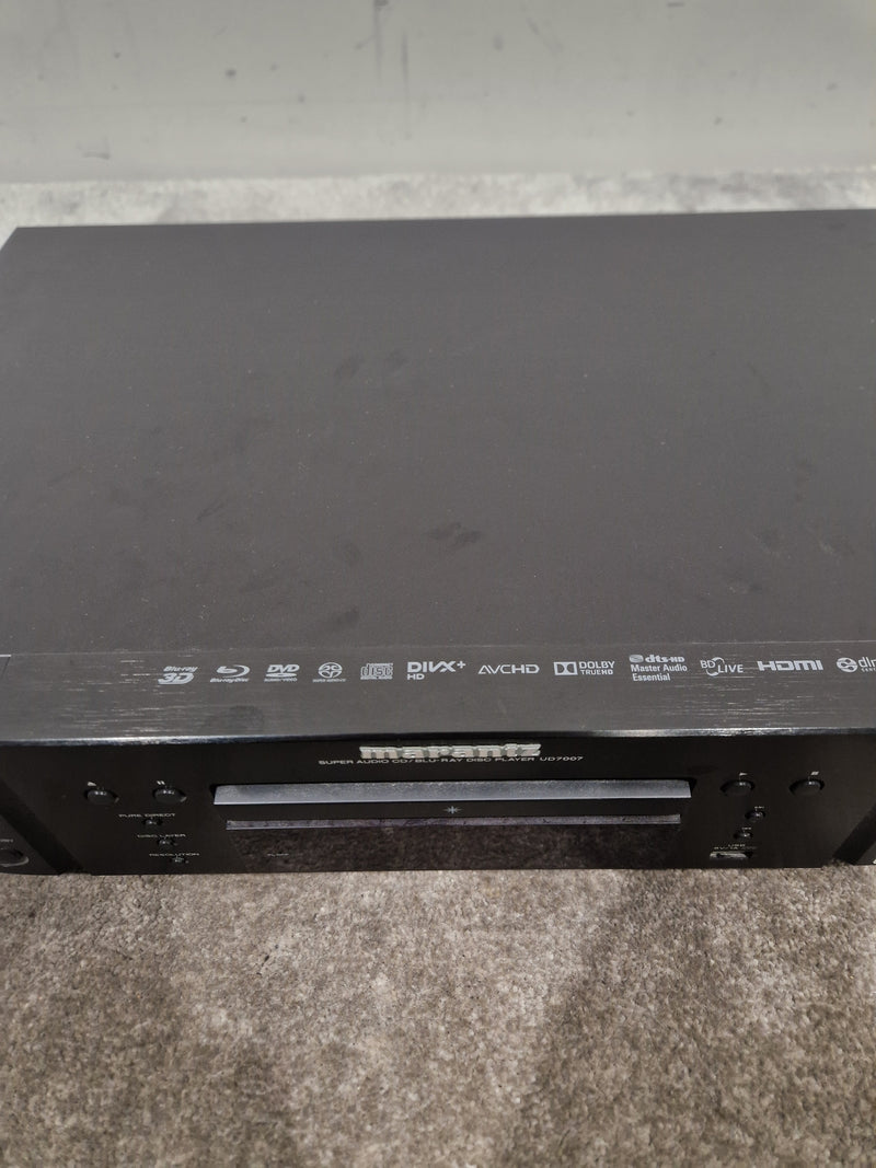 Marantz Blue Ray Player. UD7007 - Audiophile Quality Playback - Fair w/ Power Supply & Remote & cables - Image 7