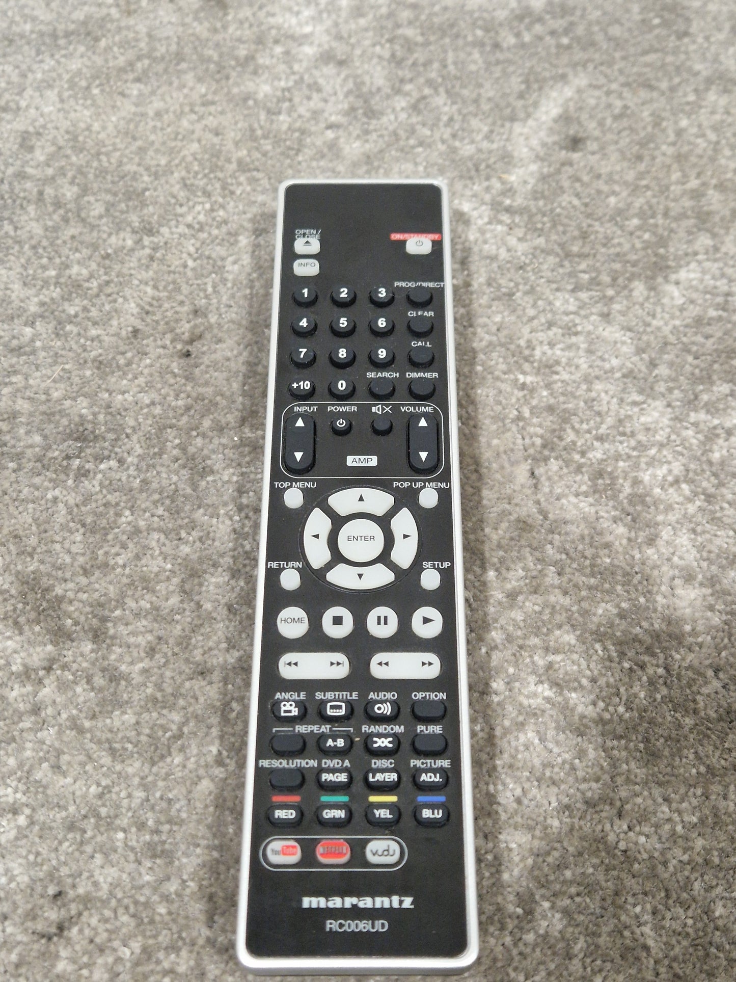 Marantz Blue Ray Player. UD7007 - Audiophile Quality Playback - Fair w/ Power Supply & Remote & cables