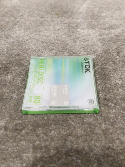TDK Md-Recordable MINI-DISC Green - High-Quality Audio Storage - Excellent w/ Original Box