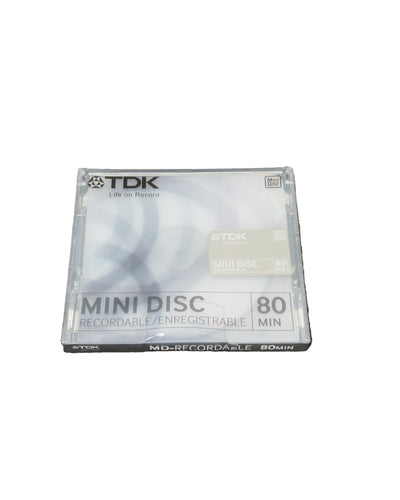 TDK Md-Recordable MINI-DISC Grey - High-Precision Recording - Excellent w/ Original Box