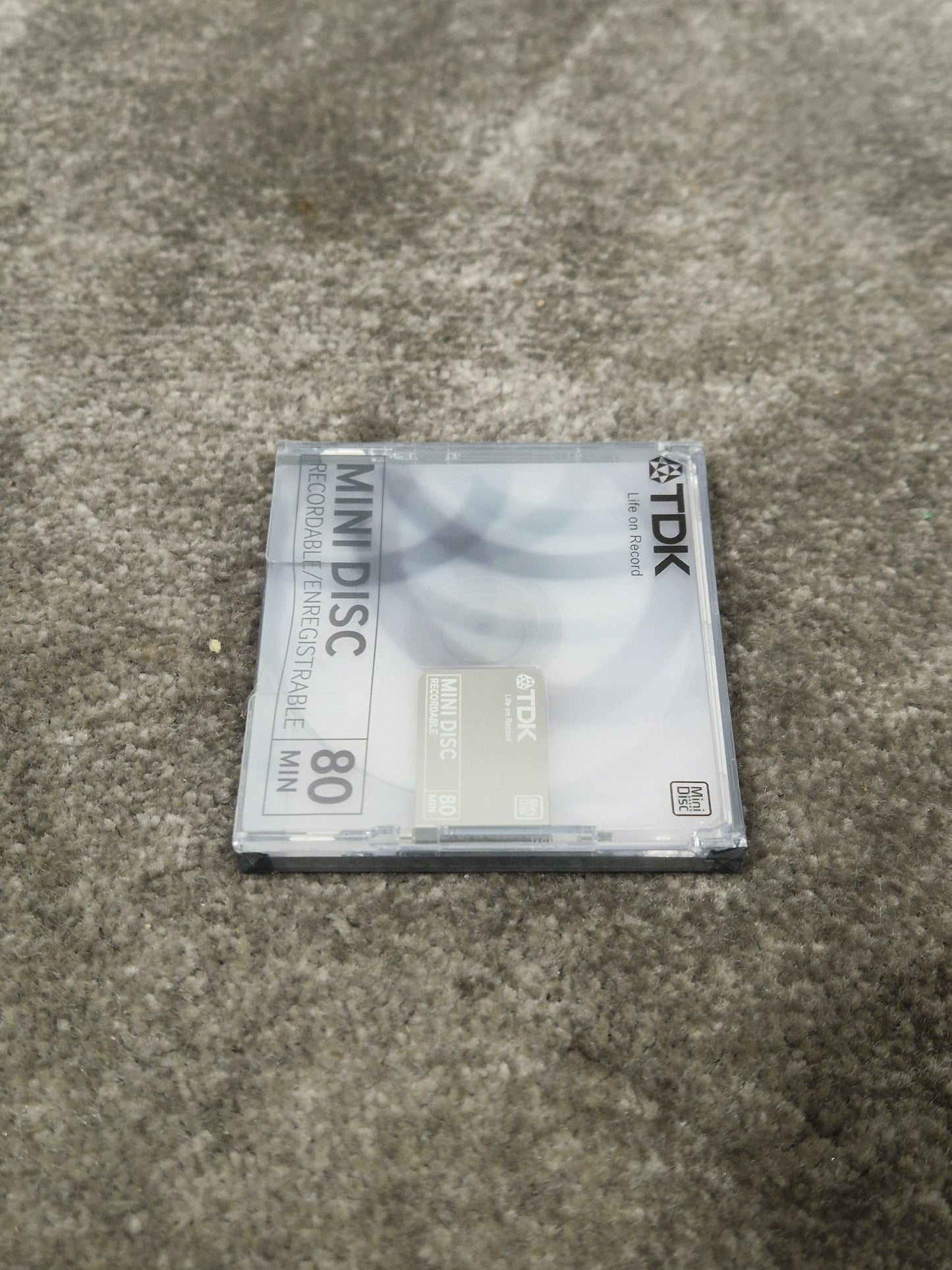 TDK Md-Recordable MINI-DISC Grey - High-Precision Recording - Excellent w/ Original Box