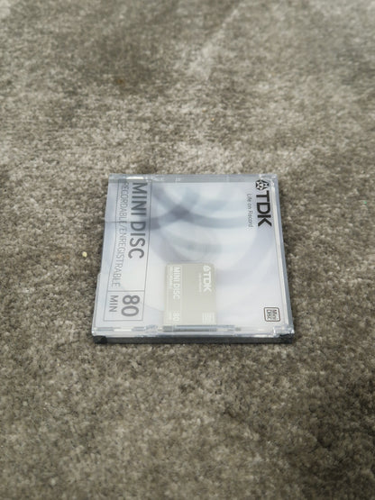 TDK Md-Recordable MINI-DISC Grey - High-Precision Recording - Excellent w/ Original Box