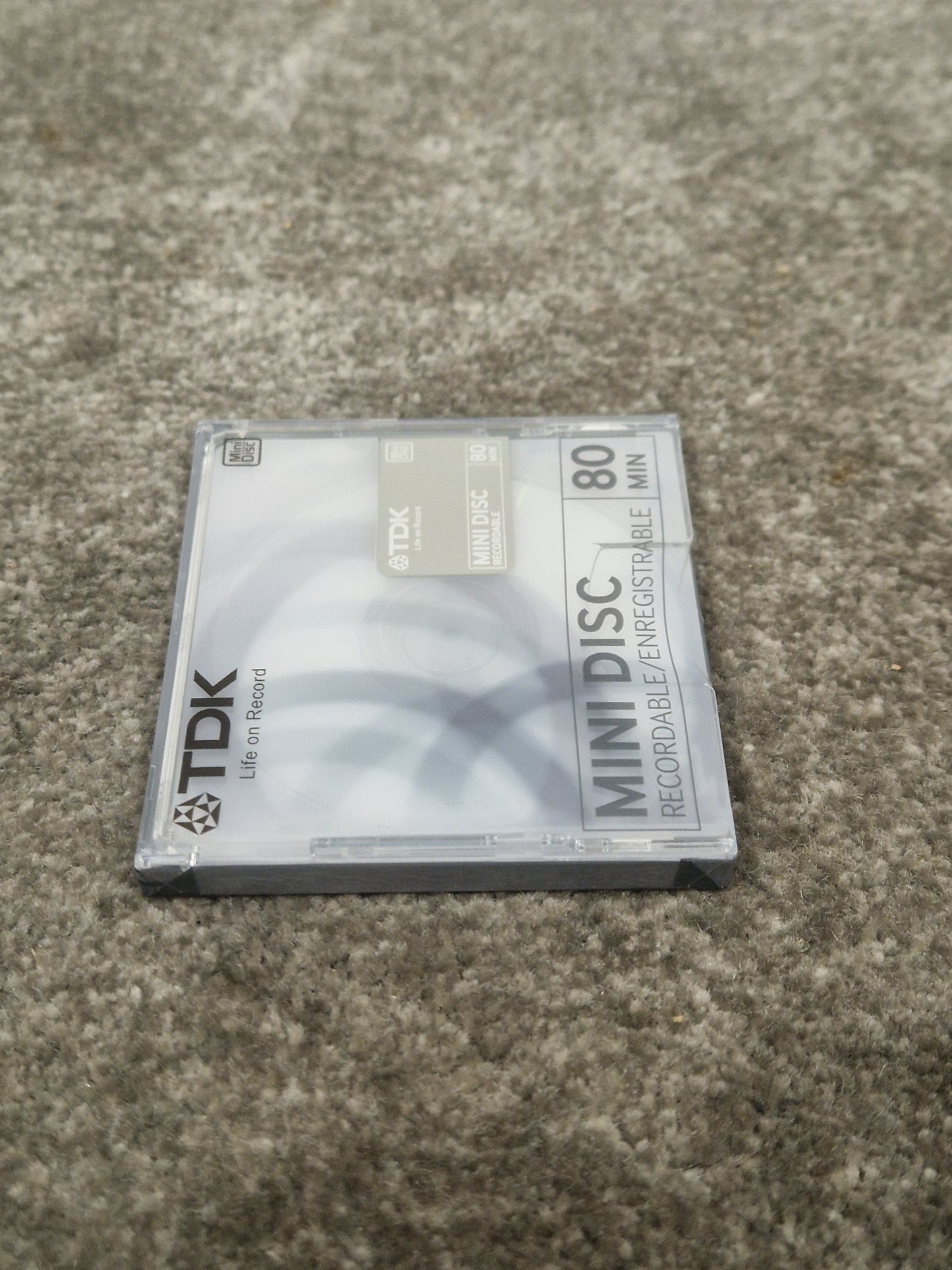 TDK Md-Recordable MINI-DISC Grey - High-Precision Recording - Excellent w/ Original Box