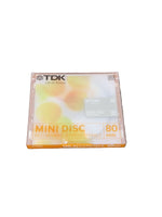 TDK Md-Recordable MINI-DISC Orange - High-Fidelity Audio Recording - Excellent w/ In original packaging - Image 1