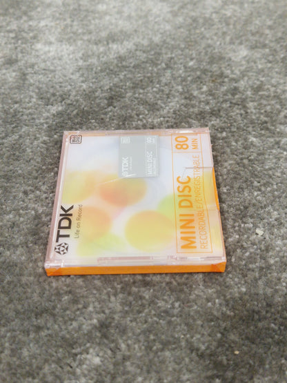 TDK Md-Recordable MINI-DISC Orange - High-Fidelity Audio Recording - Excellent w/ In original packaging