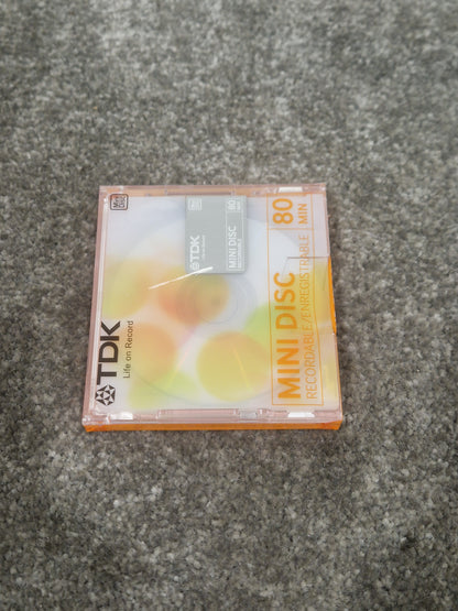 TDK Md-Recordable MINI-DISC Orange - High-Fidelity Audio Recording - Excellent w/ In original packaging