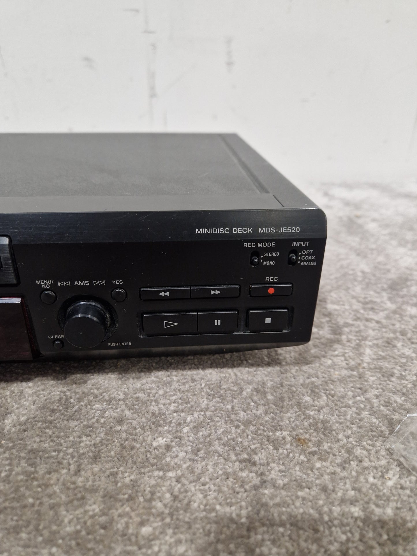 Sony MDS-JE20 - Minidisc Player/Recorder - Spares or Repair
