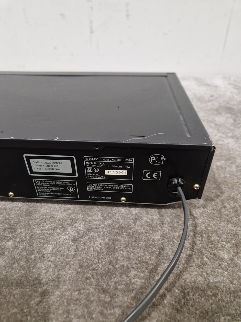 Sony MDS-JE20 - Minidisc Player/Recorder - Spares or Repair - Image 7