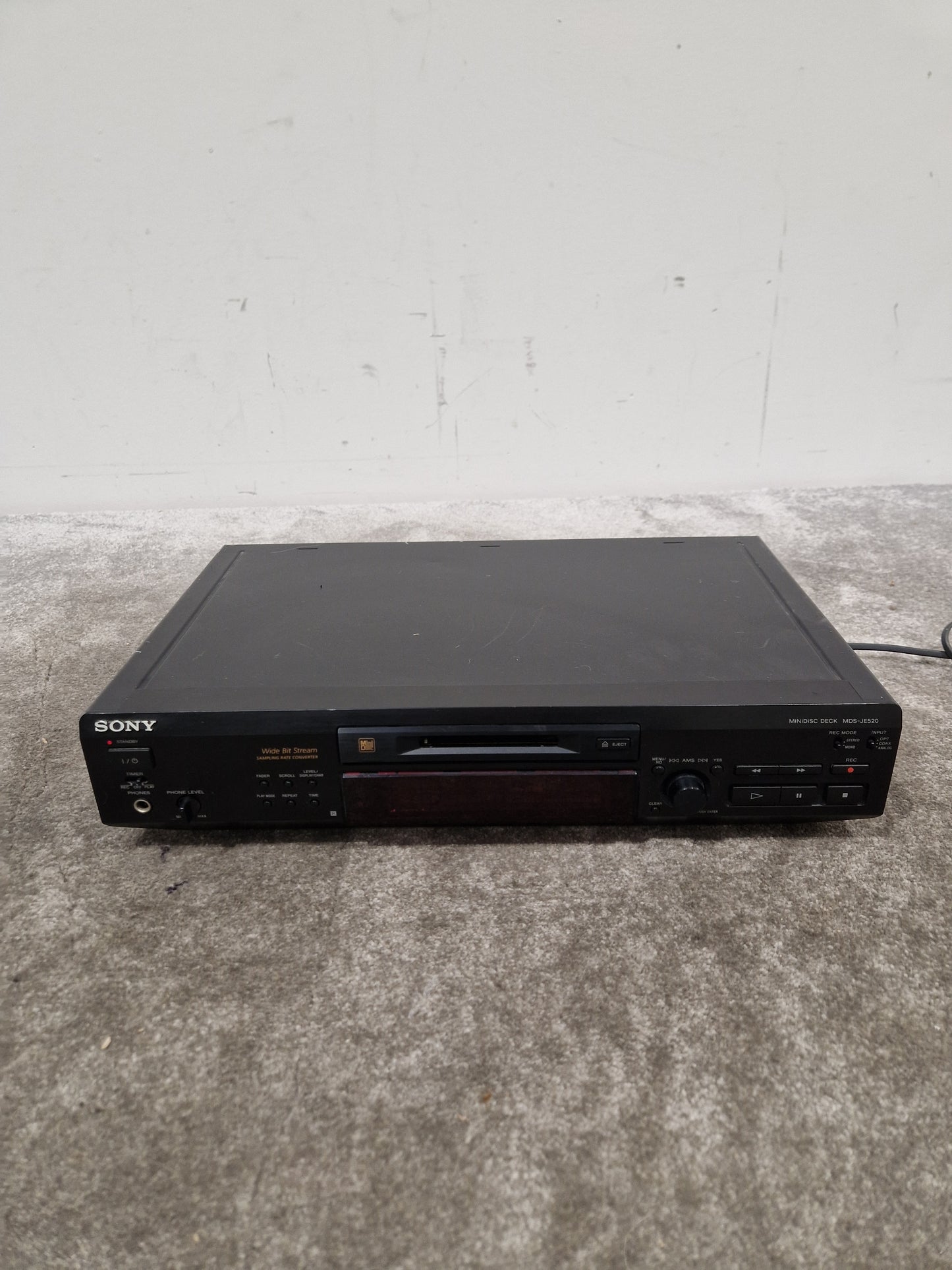 Sony MDS-JE20 - Minidisc Player/Recorder - Spares or Repair