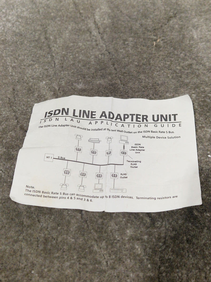 RS ISDN Line Adaptor Unit - High-Performance Interface - Excellent - Image 7
