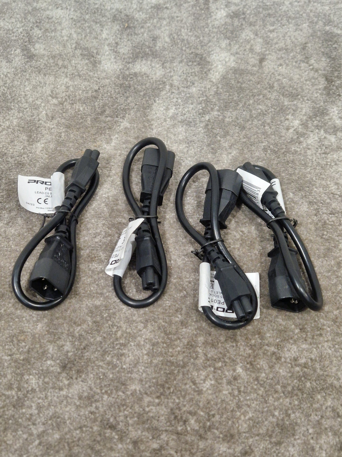 PRO-ELEC C5 Socket TO C14 Adapter Set OF-4 - Reliable Power Conversion - Excellent