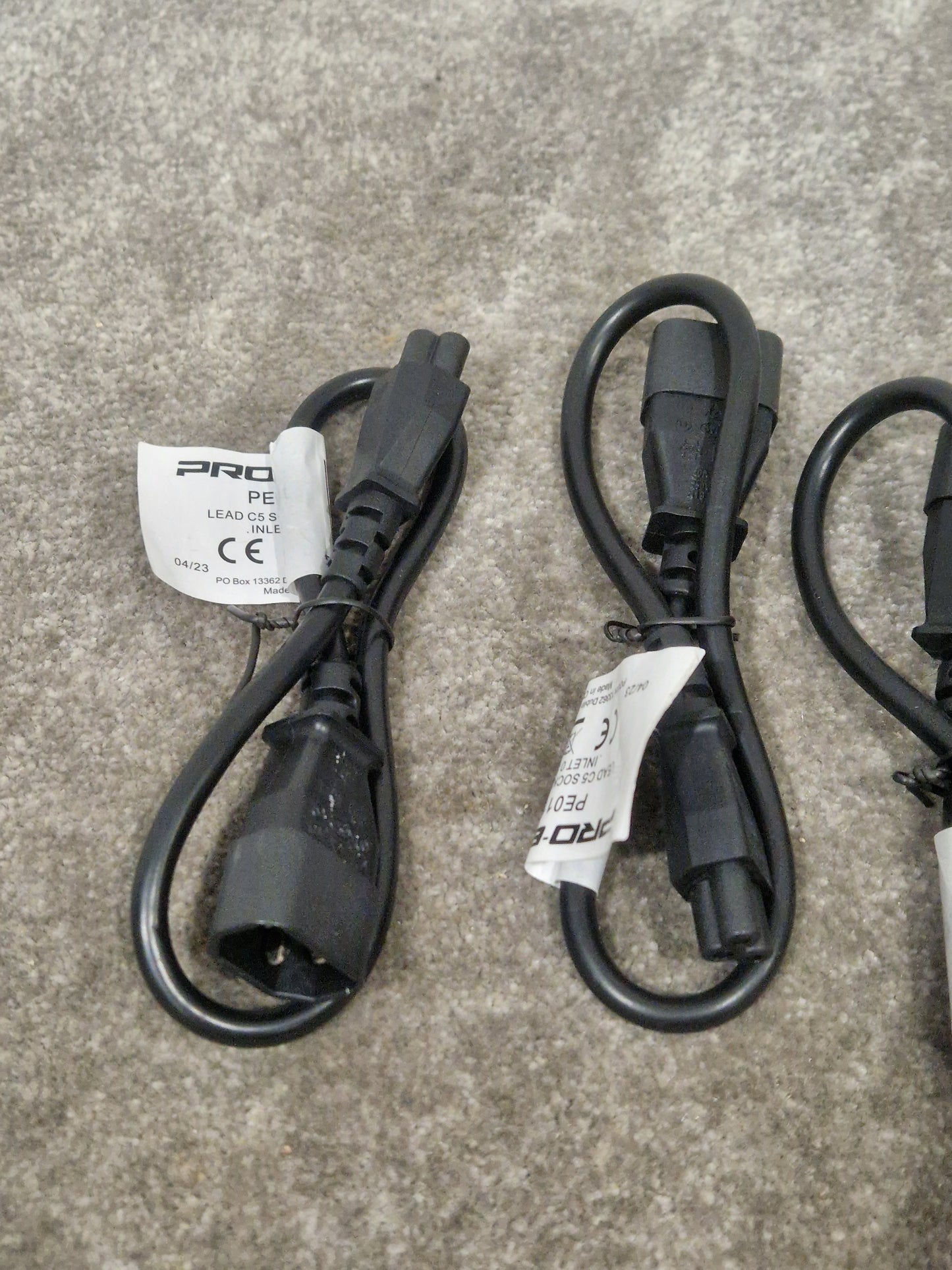 PRO-ELEC C5 Socket TO C14 Adapter Set OF-4 - Reliable Power Conversion - Excellent