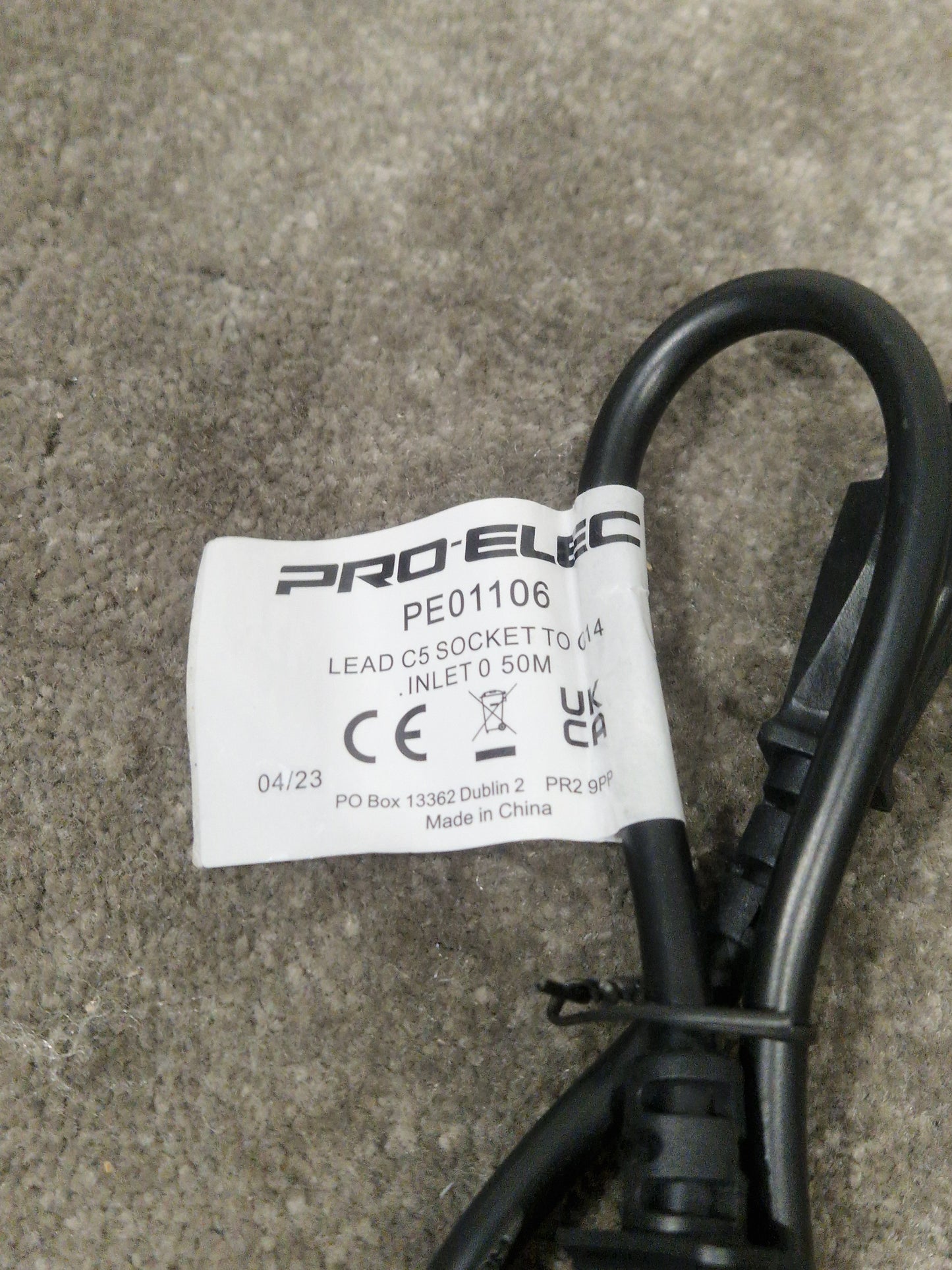 PRO-ELEC C5 Socket TO C14 Adapter Set OF-4 - Reliable Power Conversion - Excellent