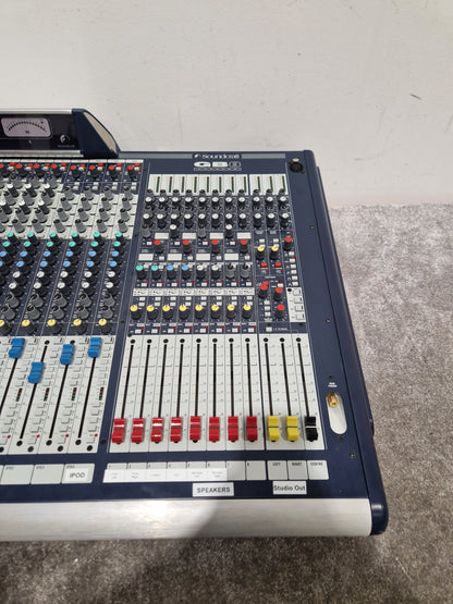 Soundcraft GB8 24 Channel Mixer - Live Sound Console - Very Good w/ Power Supply & Cover