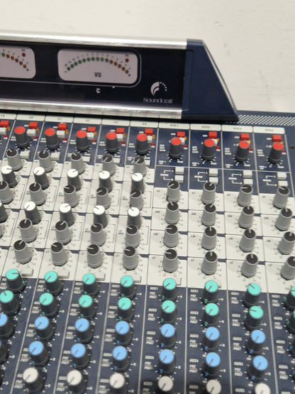 Soundcraft GB8 24 Channel Mixer - Live Sound Console - Very Good w/ Power Supply & Cover