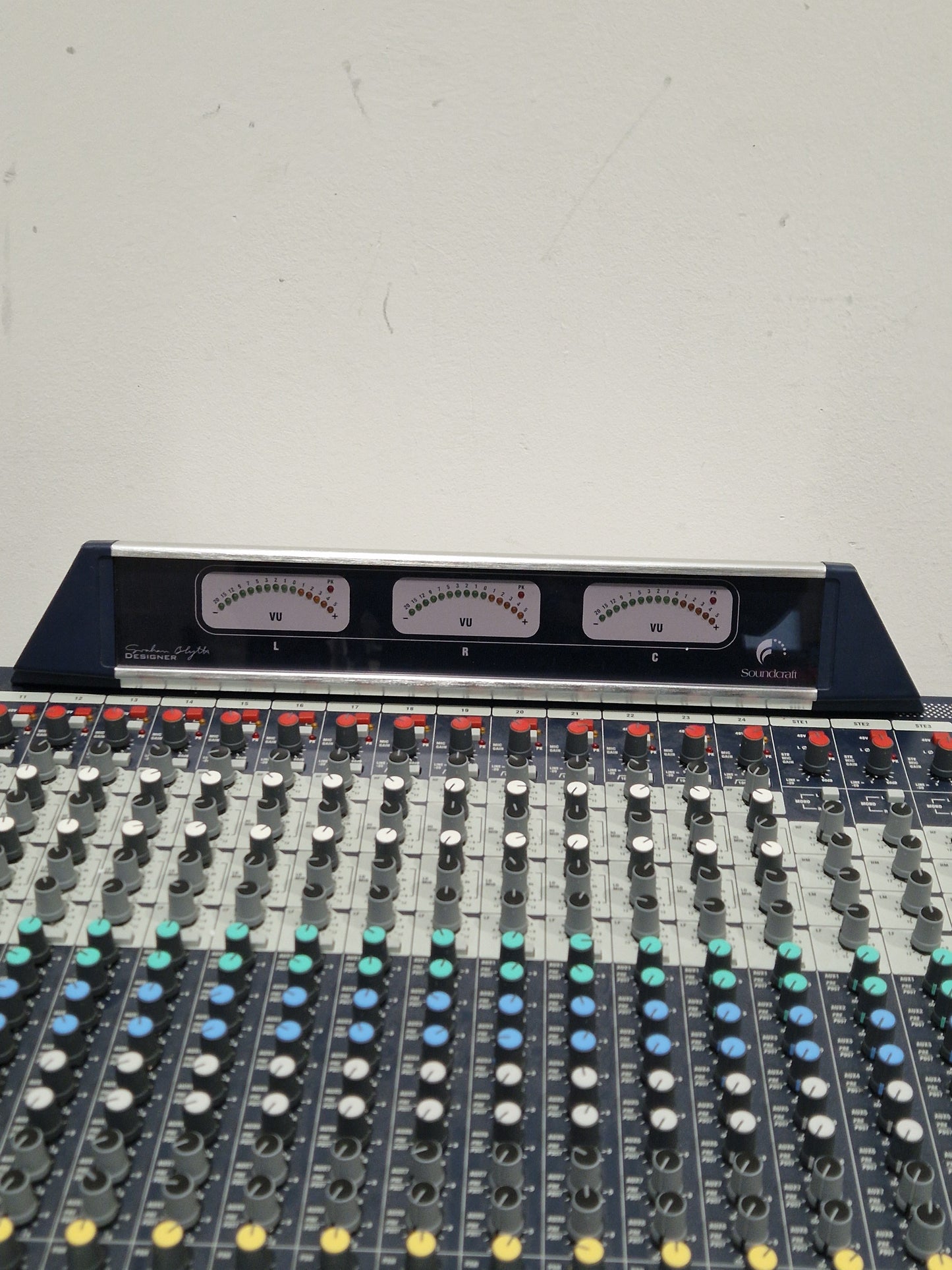 Soundcraft GB8 24 Channel Mixer - Live Sound Console - Very Good w/ Power Supply & Cover