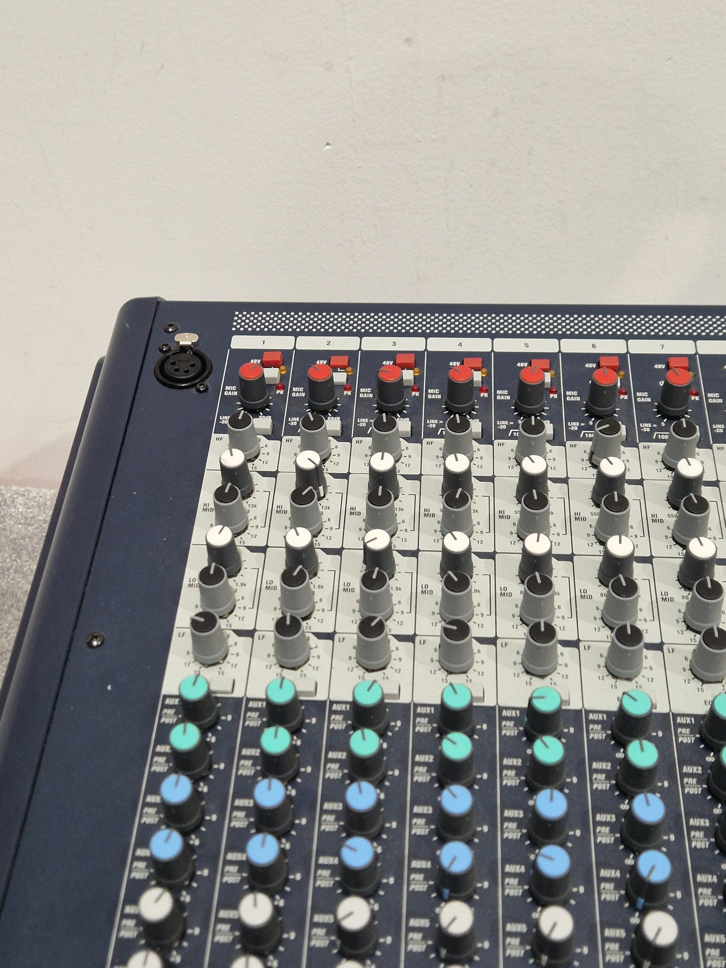 Soundcraft GB8 24 Channel Mixer - Live Sound Console - Very Good w/ Power Supply & Cover